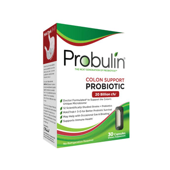 Colon Support Probiotic Capsules - 30 Count Probulin